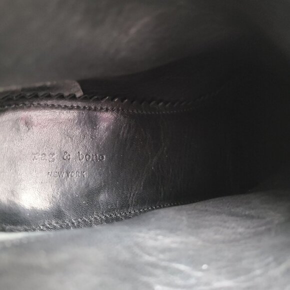 Rag & Bone Wesley Booties Asphlt Grey Suede EUR 8 US 7 - Picture 13 of 14